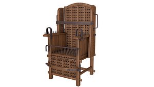 Spiked Torture Chair 3D model