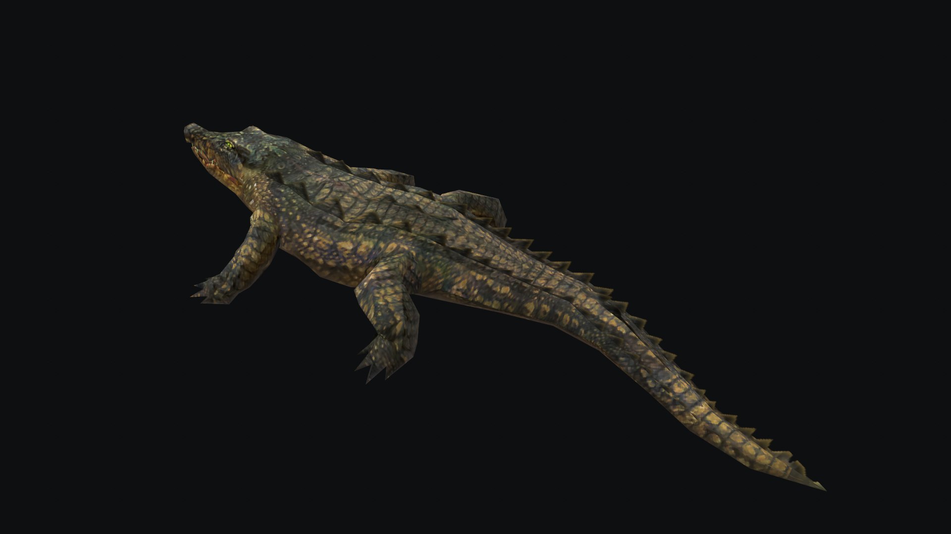 3D Animated Alligator Crocodile Model - TurboSquid 2640664