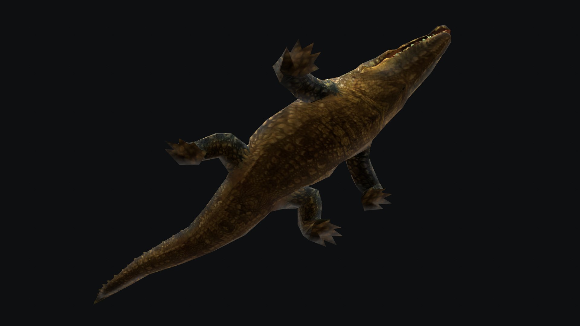 3D Animated Alligator Crocodile Model - TurboSquid 2640664