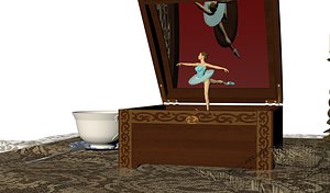 3d music box table