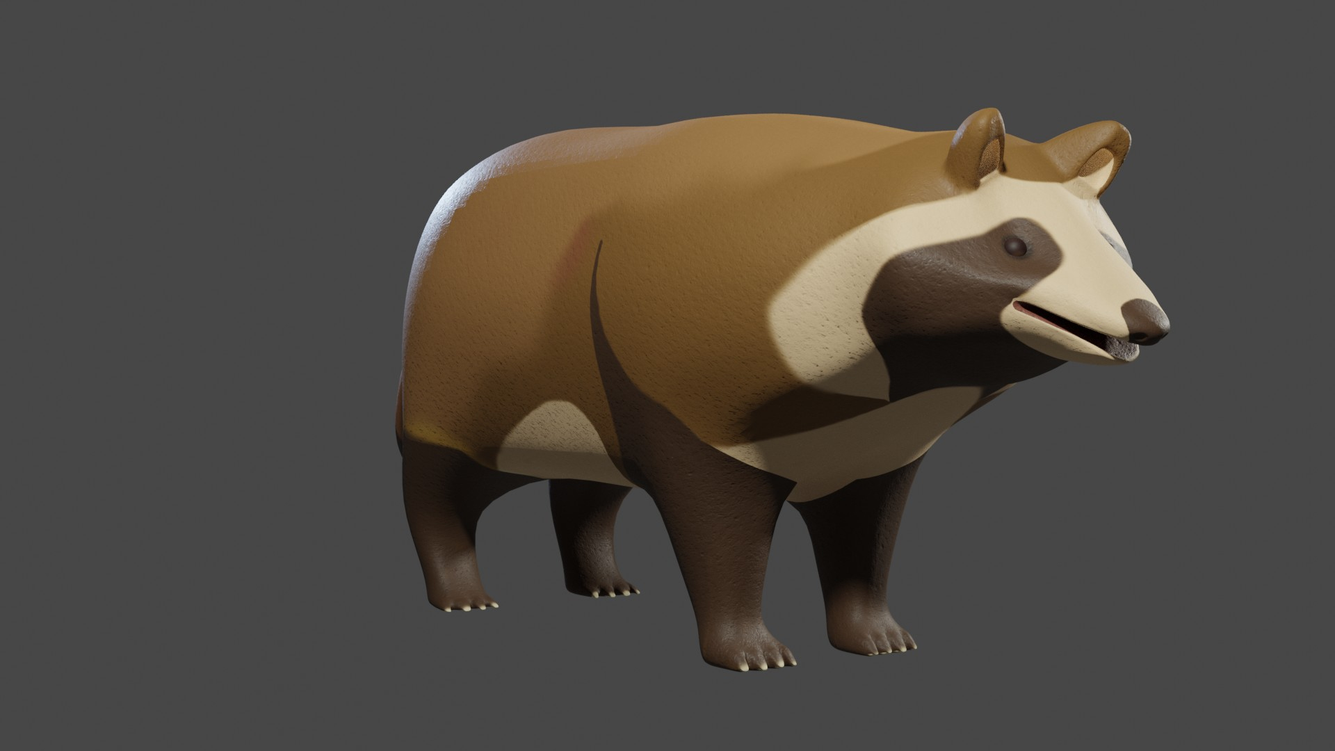 Cartoon Raccoon Dog 3D Model - TurboSquid 1828304