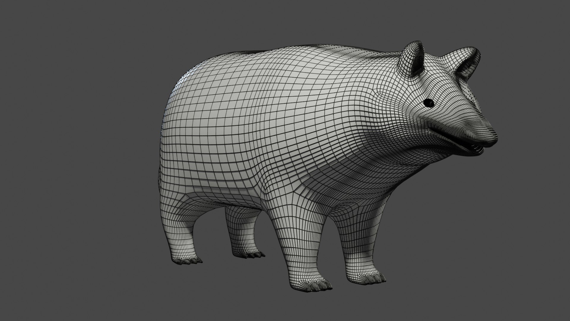 Cartoon Raccoon Dog 3D Model - TurboSquid 1828304