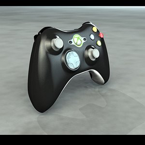 3d model xbox 360 controller