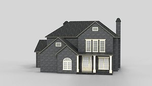 Neighborhood House 17T1 3D model