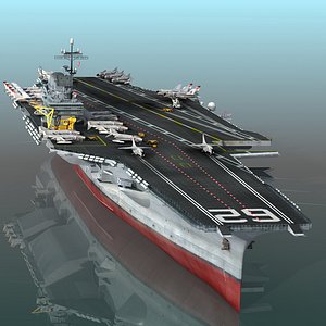3D USS Independence CV-62 CVA-62