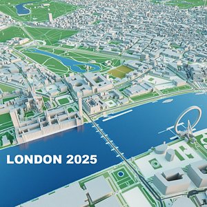 Simple Optimized London 3D model 3D model