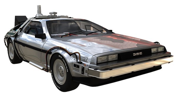 Delorean Time Machine De Lorean Modellino Delorean Back To The