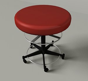 cinema4d red stool