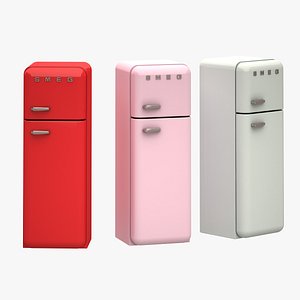 Blender smeg fridge pink 3D model - TurboSquid 1480164