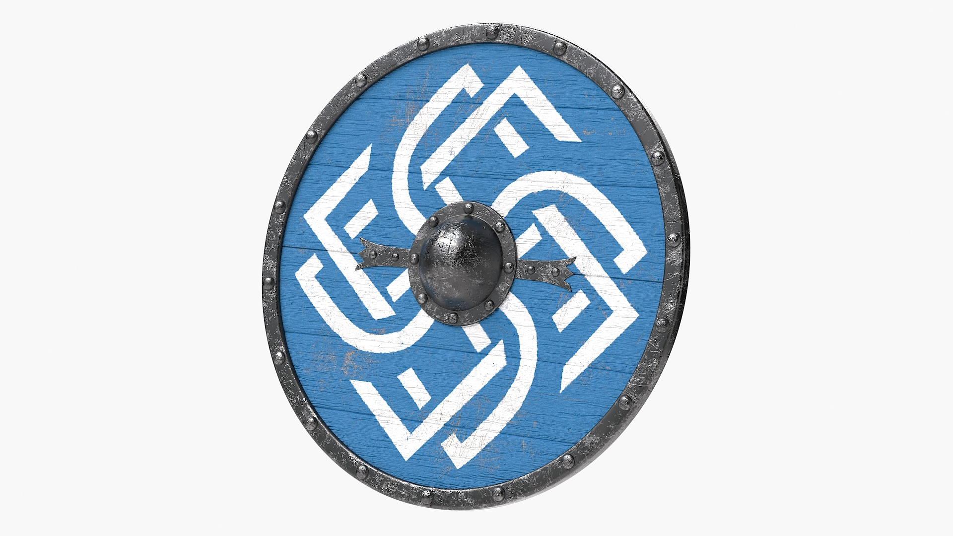 3D Viking Shield V2 Design 1 Model - TurboSquid 2285243