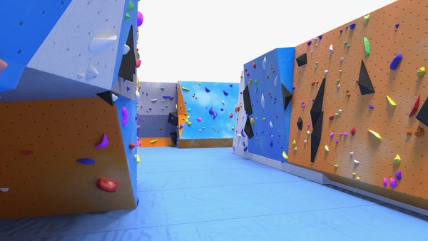 modèle 3D de Complexe sportif mur d'escalade TurboSquid 1568392