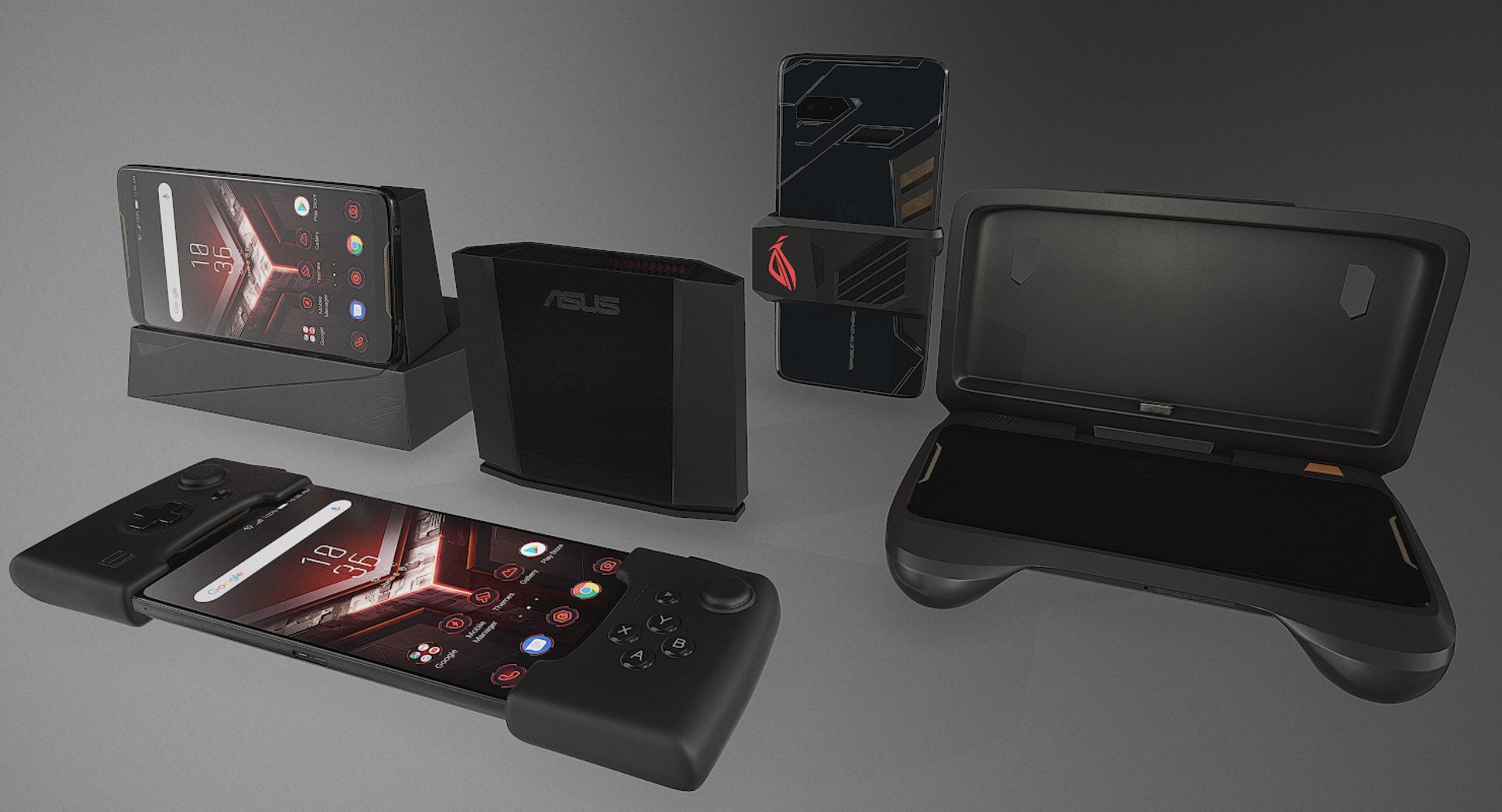 3D Realistic Asus Rog Phone Model - TurboSquid 1337738