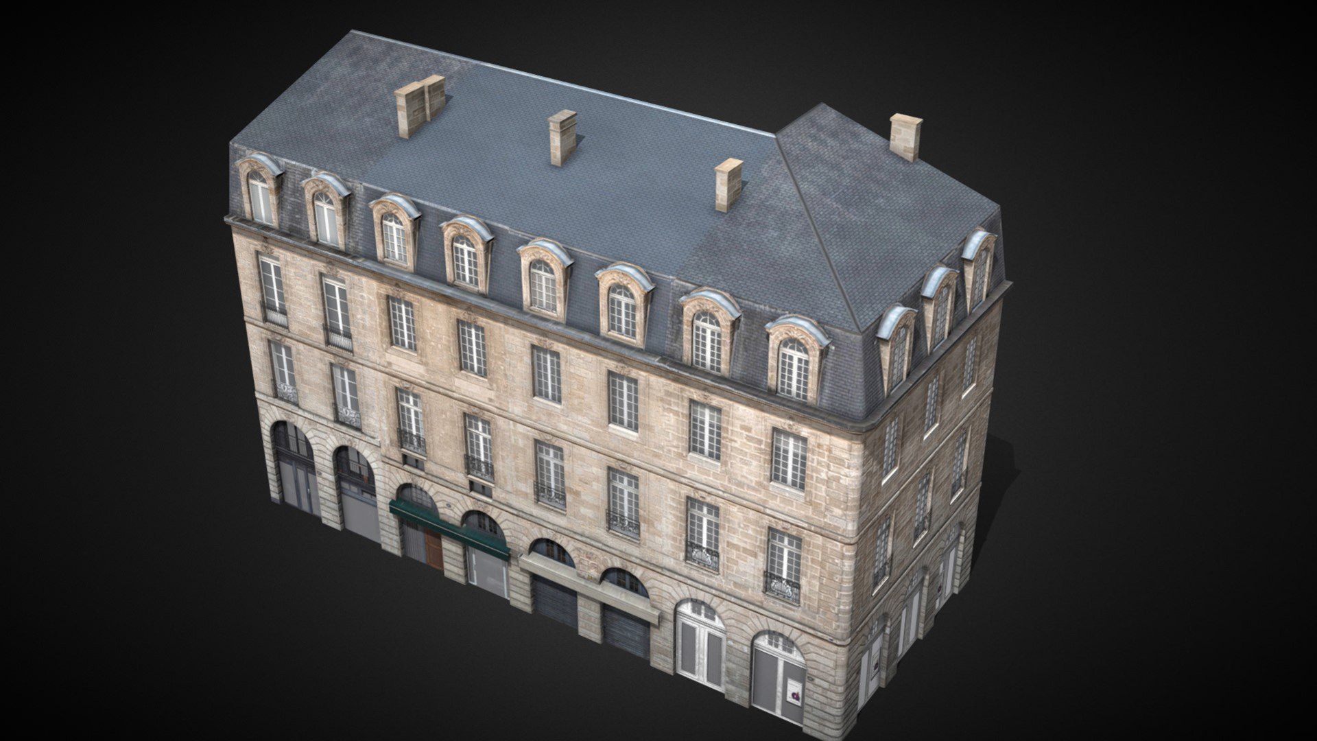 3D Model Corner Building - TurboSquid 2203412