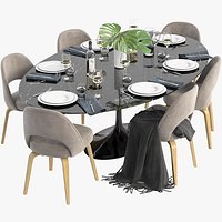 Knoll Saarinen Oval Dining Table