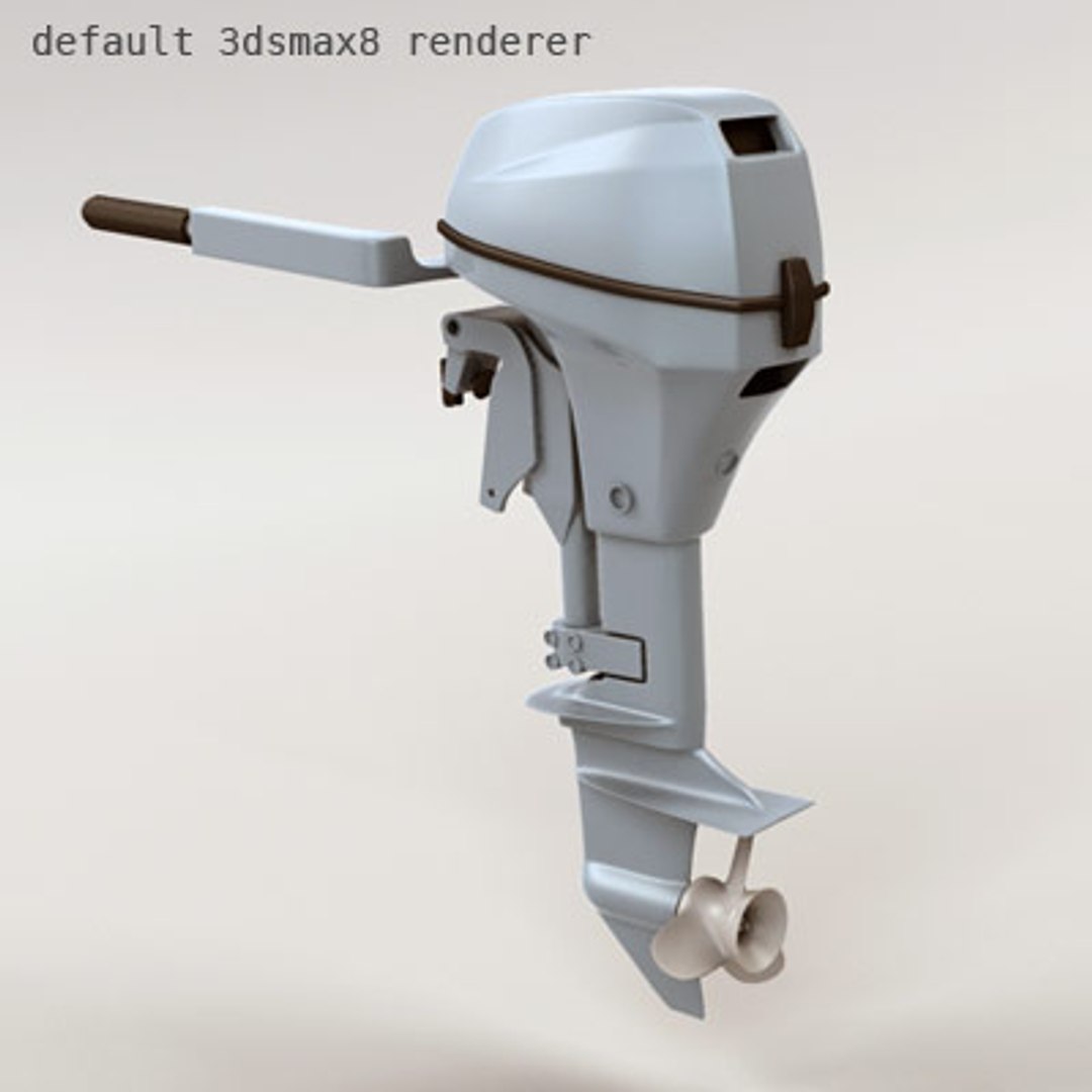 Boat Engine Generic 3ds