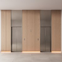 632 elevator lobby design 06 lift door and wall panels CORONA 2019