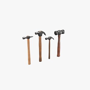 hammer industry tool 3D