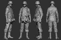 MG42 and Soldier