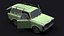 Trabant 601 Kombi 1965 Low-poly 3D model