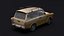Trabant 601 Kombi 1965 Low-poly 3D model