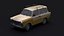 Trabant 601 Kombi 1965 Low-poly 3D model