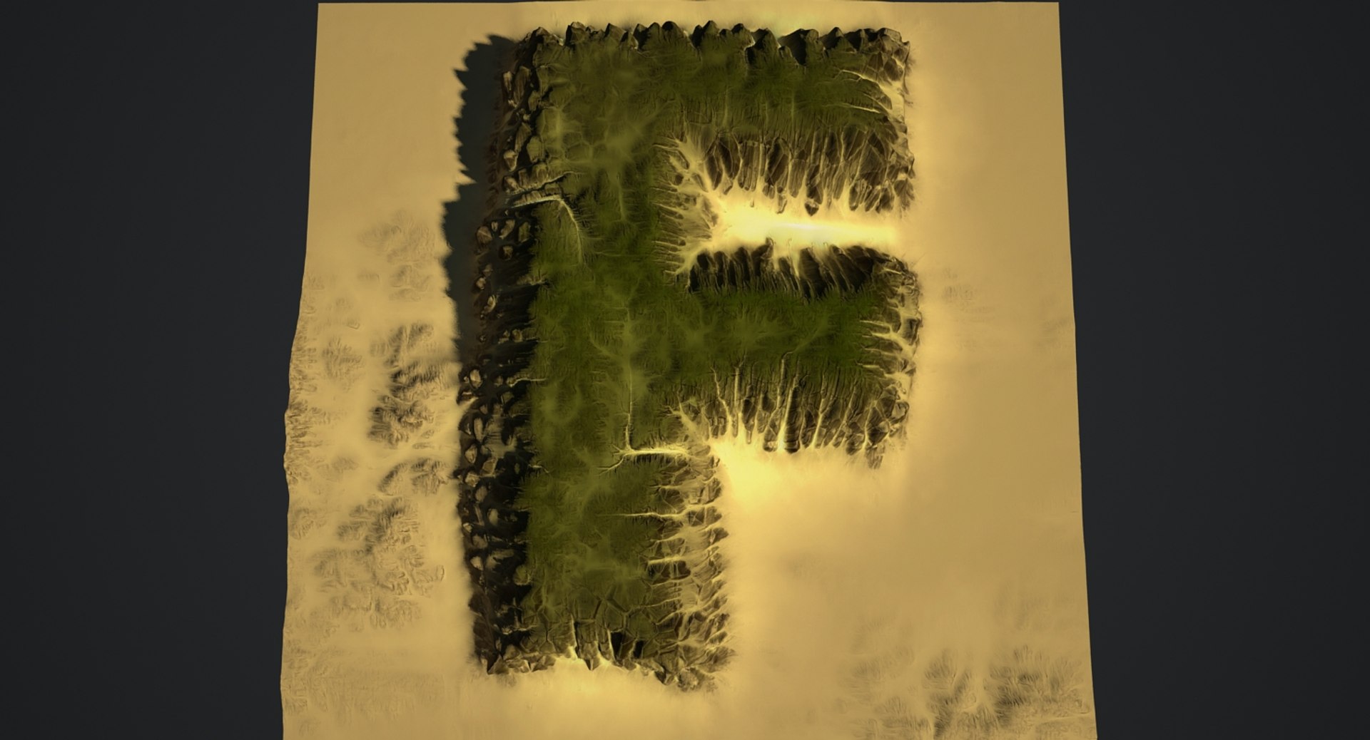 3D terrain f model - TurboSquid 1173885