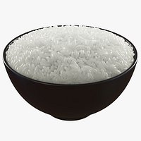 Uncooked Bowl of Rice