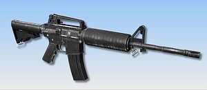 base assault rifle ready 3d obj