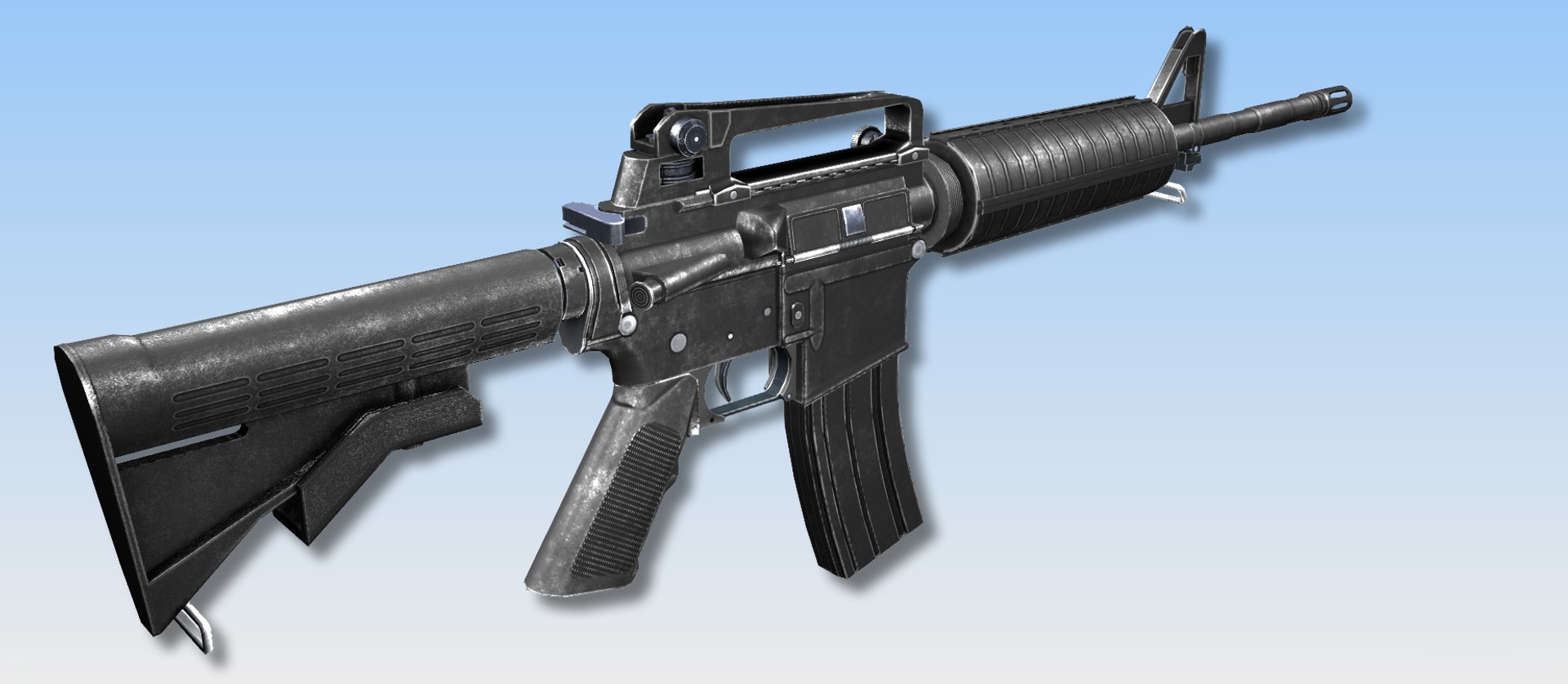 base assault rifle ready 3d obj