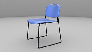 3D Event Stacking Sleigh Chair