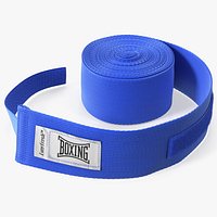 Boxing Hand Wrap Blue Fur