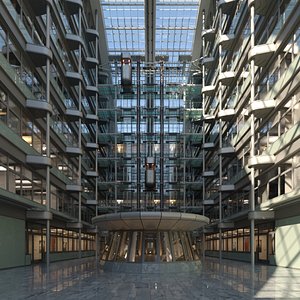 Futuristic Modern Atrium