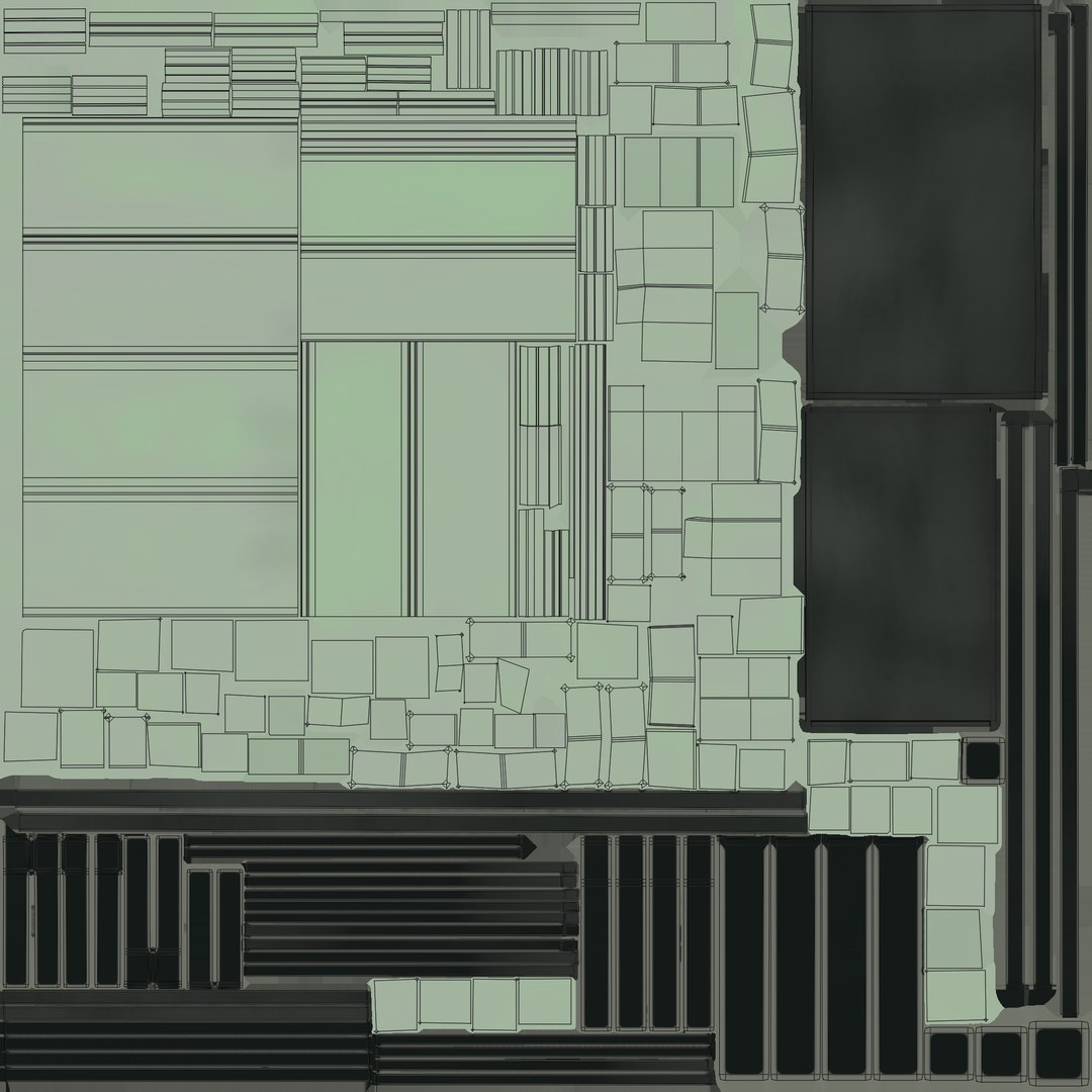 Rack And Table 3D Model - TurboSquid 2273248