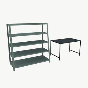 Rack and Table 3D model