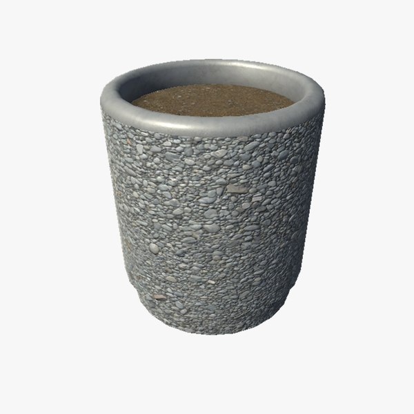 3D PBR Flower Pot