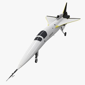 XB-1 - Boom Supersonic 3D model