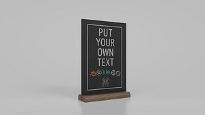 Versatile Rectangular Chalkboard Set
