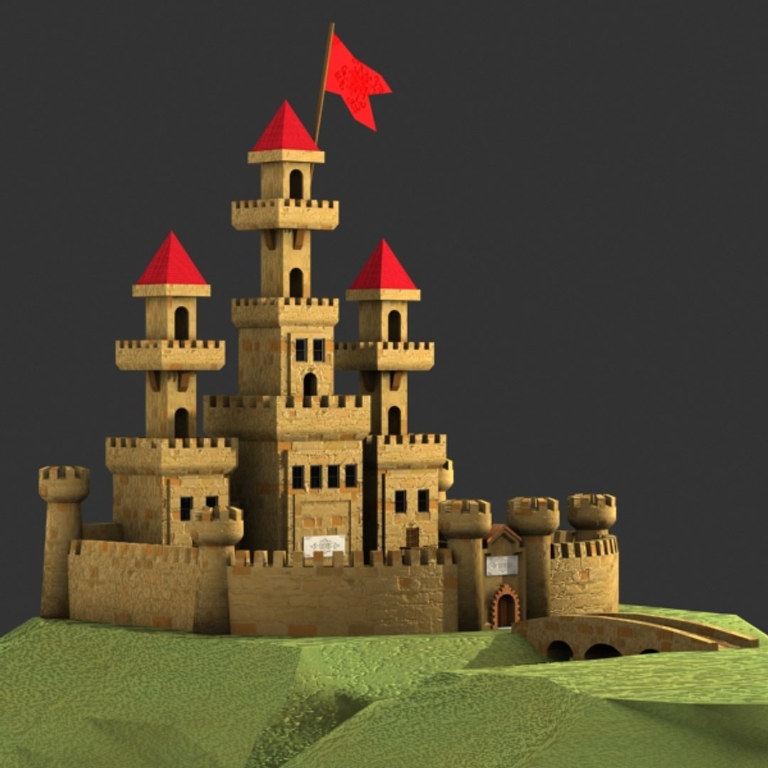 3d Model Castle