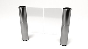 secured motorized swing gate model