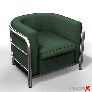 3d armchair chair model