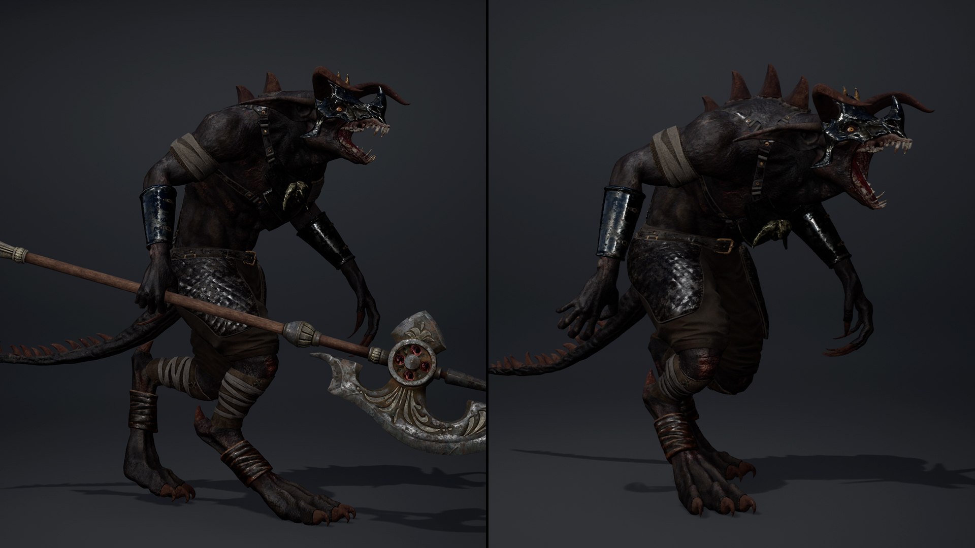 Shadow Spearman Arm1 Brutal 3D Model - TurboSquid 2321099