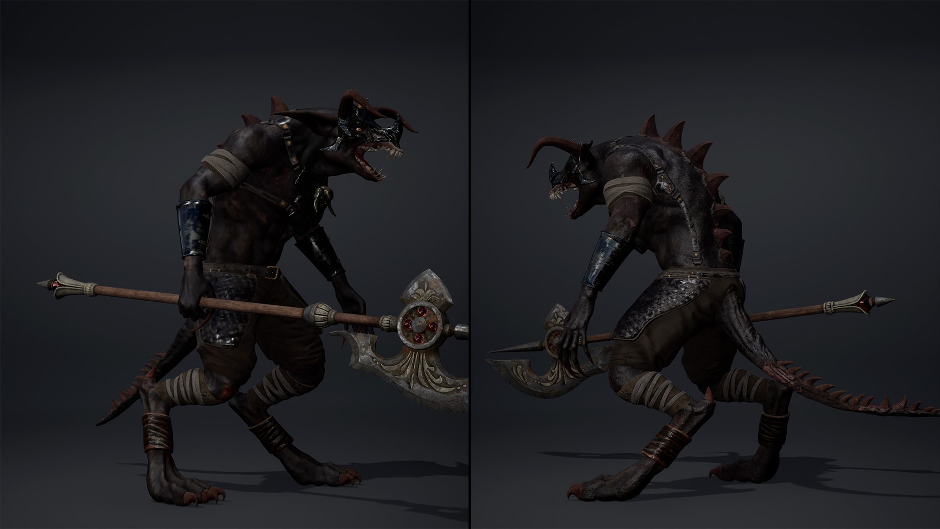 Shadow Spearman Arm1 Brutal 3D Model - TurboSquid 2321099