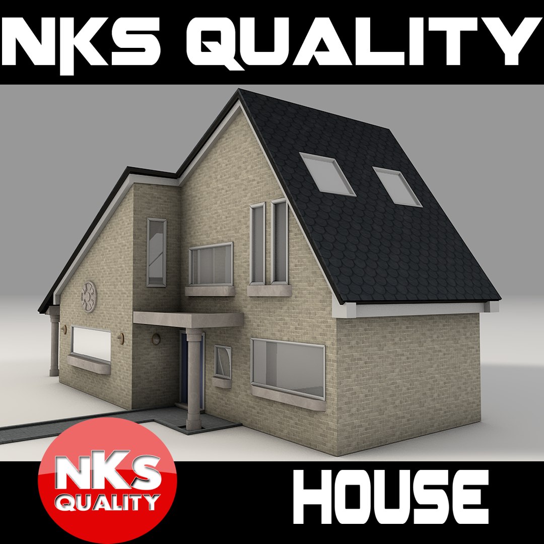 3d C4d Housing Rustic