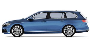 Volkswagen Passat B8 Variant R-Line 2015 3D model