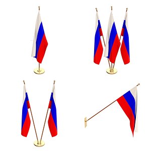 Bandeira da Rússia animada Modelo 3D - TurboSquid 1614458