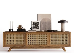 Cabinet Decoration Set 3D model