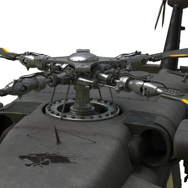 3d rigged uh-60m black hawk model