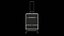 Travel Rolling Suitcase - Black