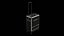 Travel Rolling Suitcase - Black