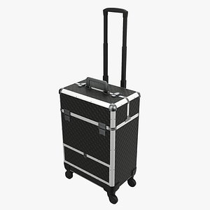 Travel Rolling Suitcase - Black